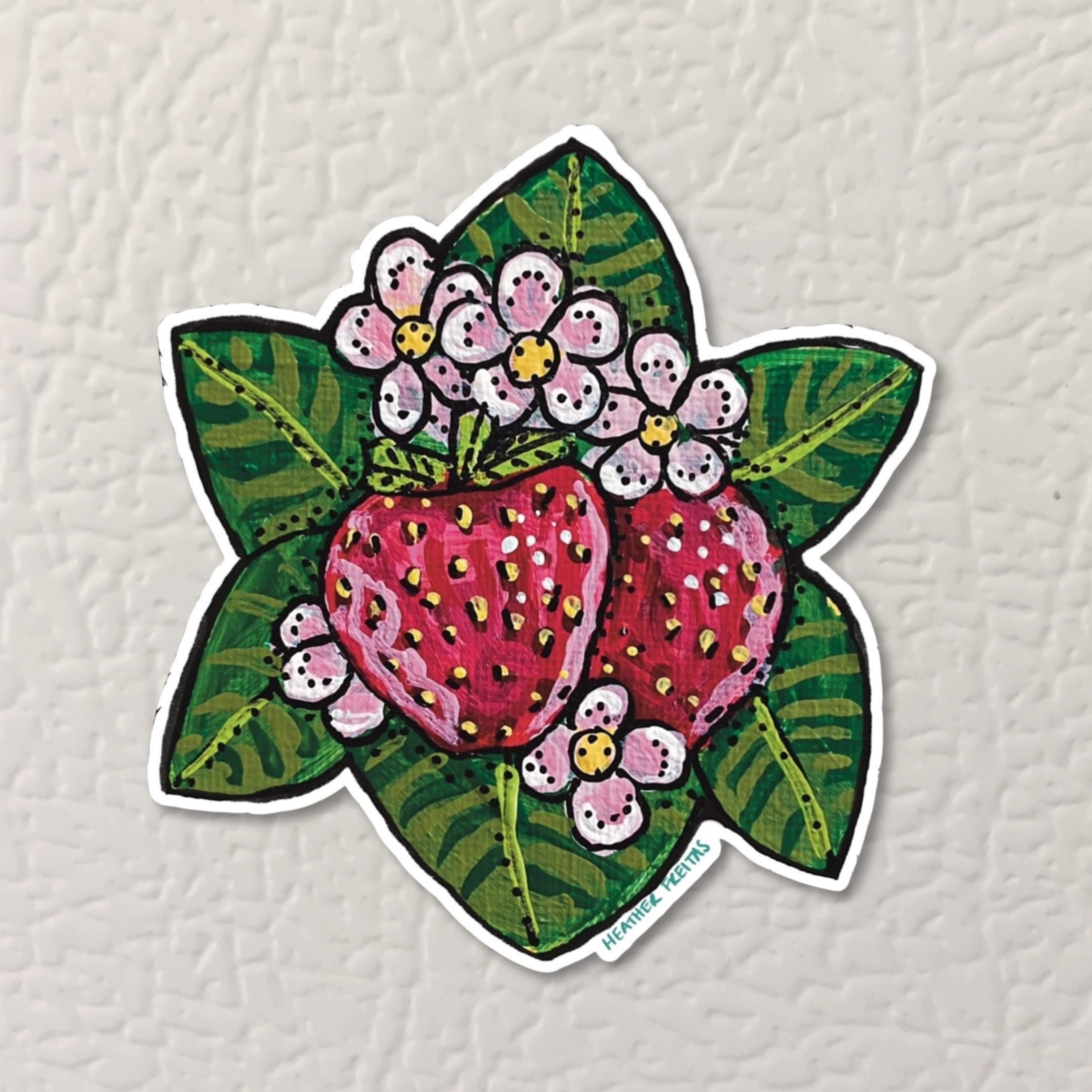 Strawberry Magnet ( Die-Cut )