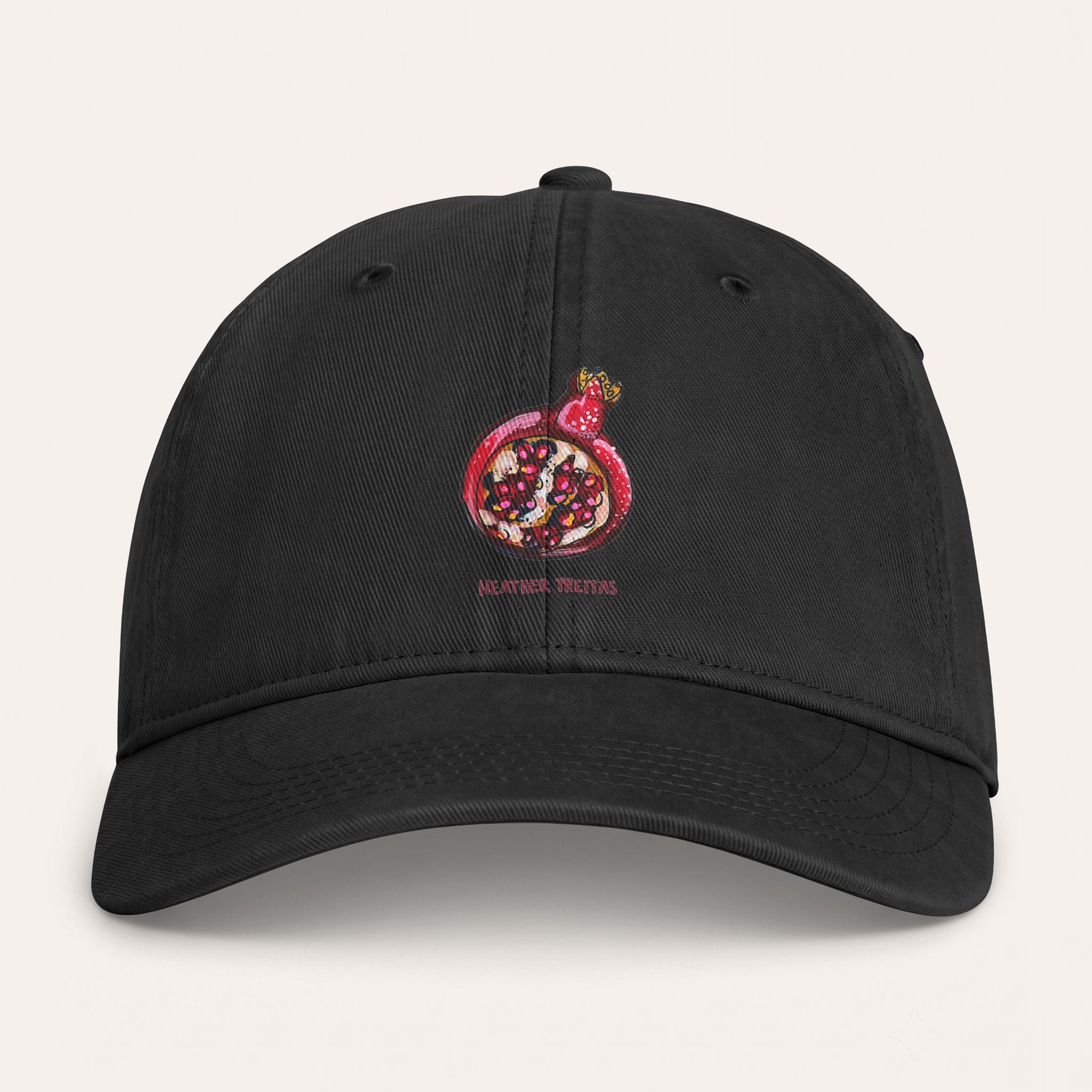 Pomegranate Washed Cotton Cap