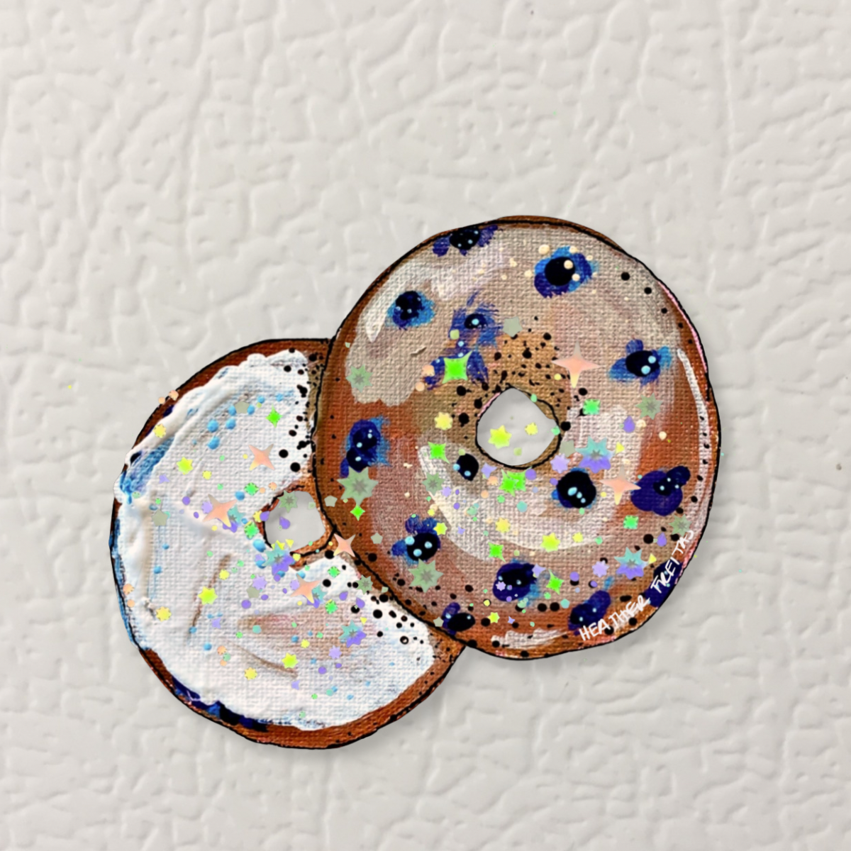 Bagel Magnet ( Die-Cut )