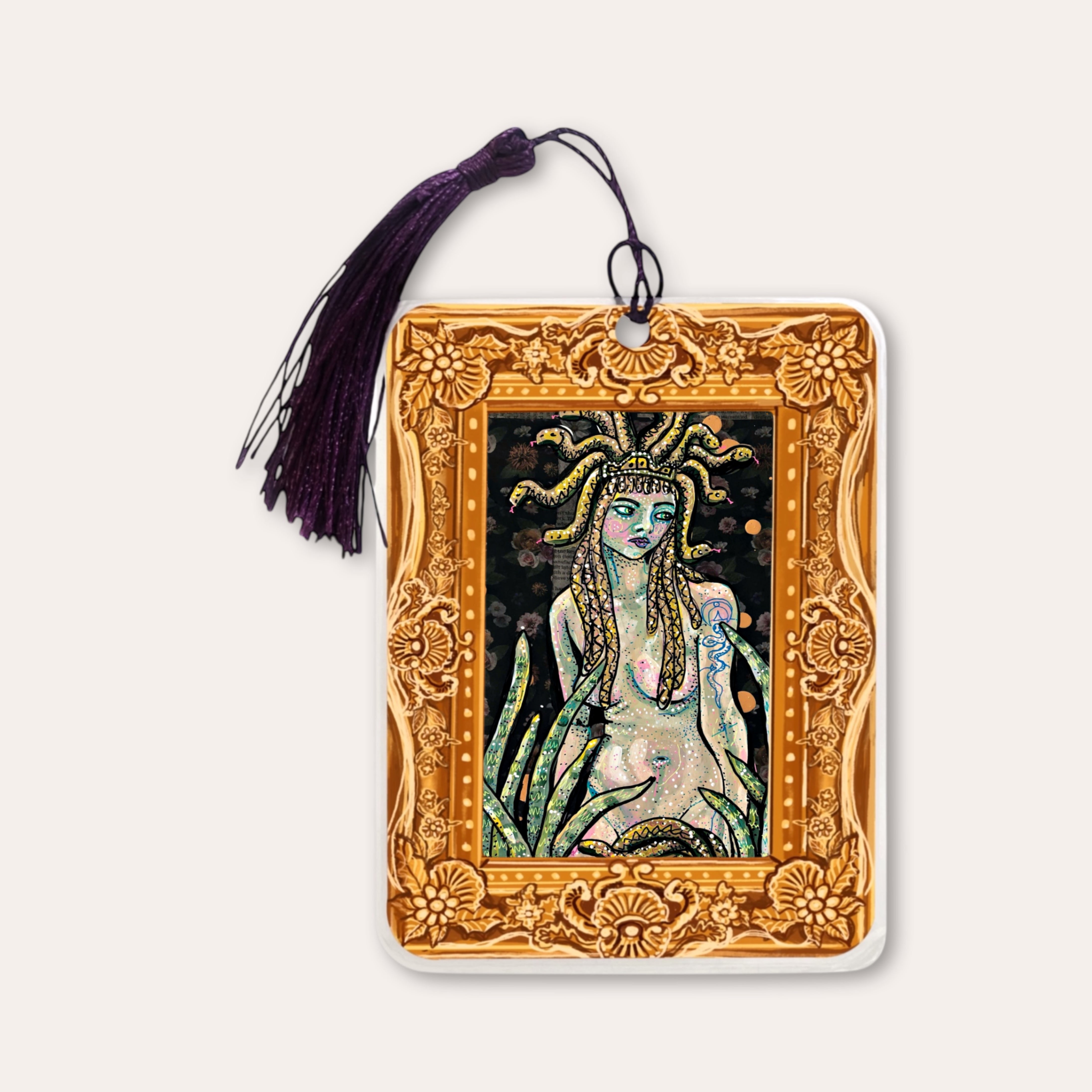 Medusa Fine Art Painting Bookmark