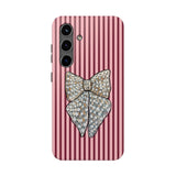 Silver Ribbon Tough Phone Cases