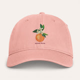 Orange Washed Cotton Cap