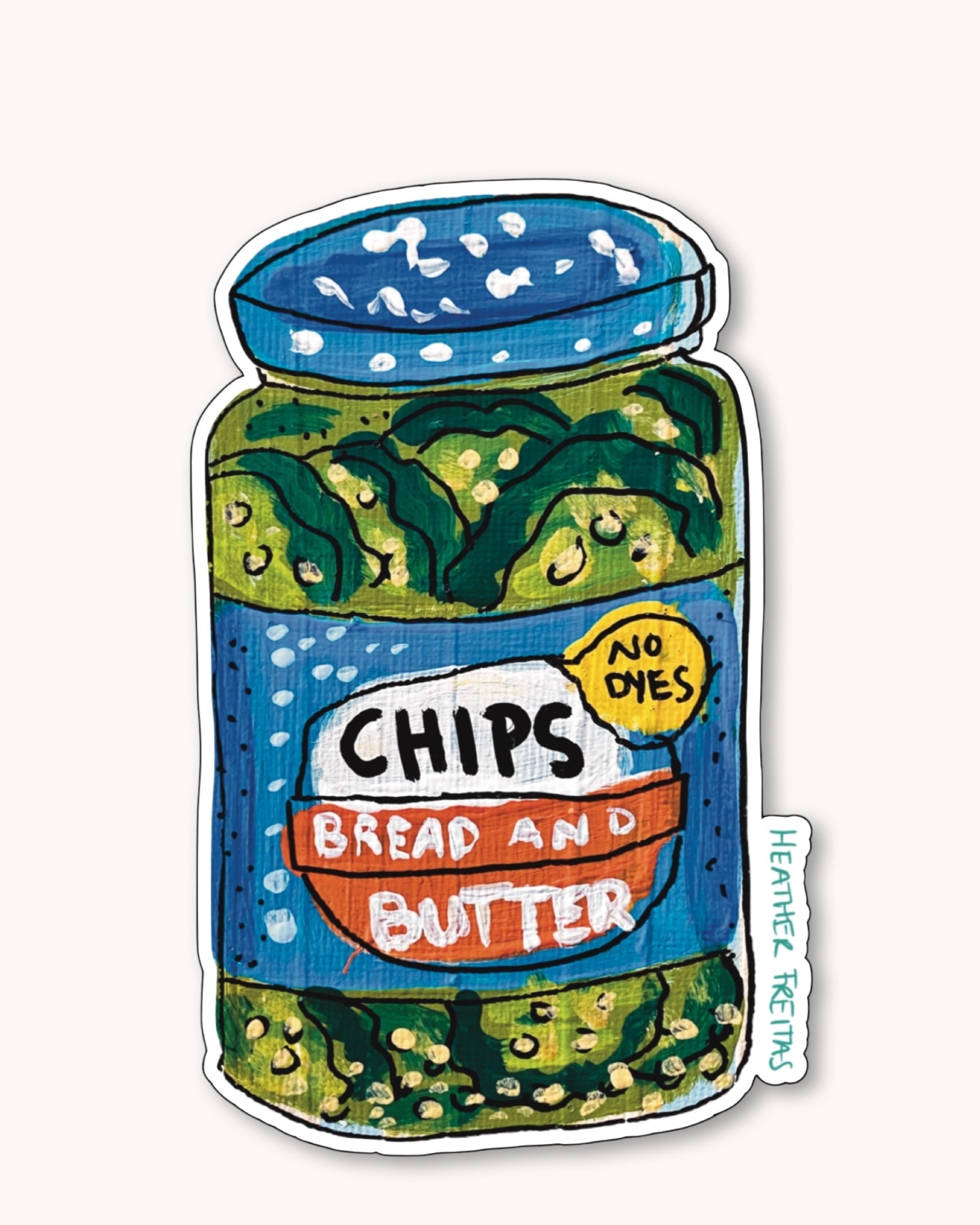 Bread & Butter Chips Sticker