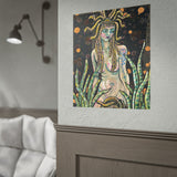 Medusa And The Sea Snakes Art Print