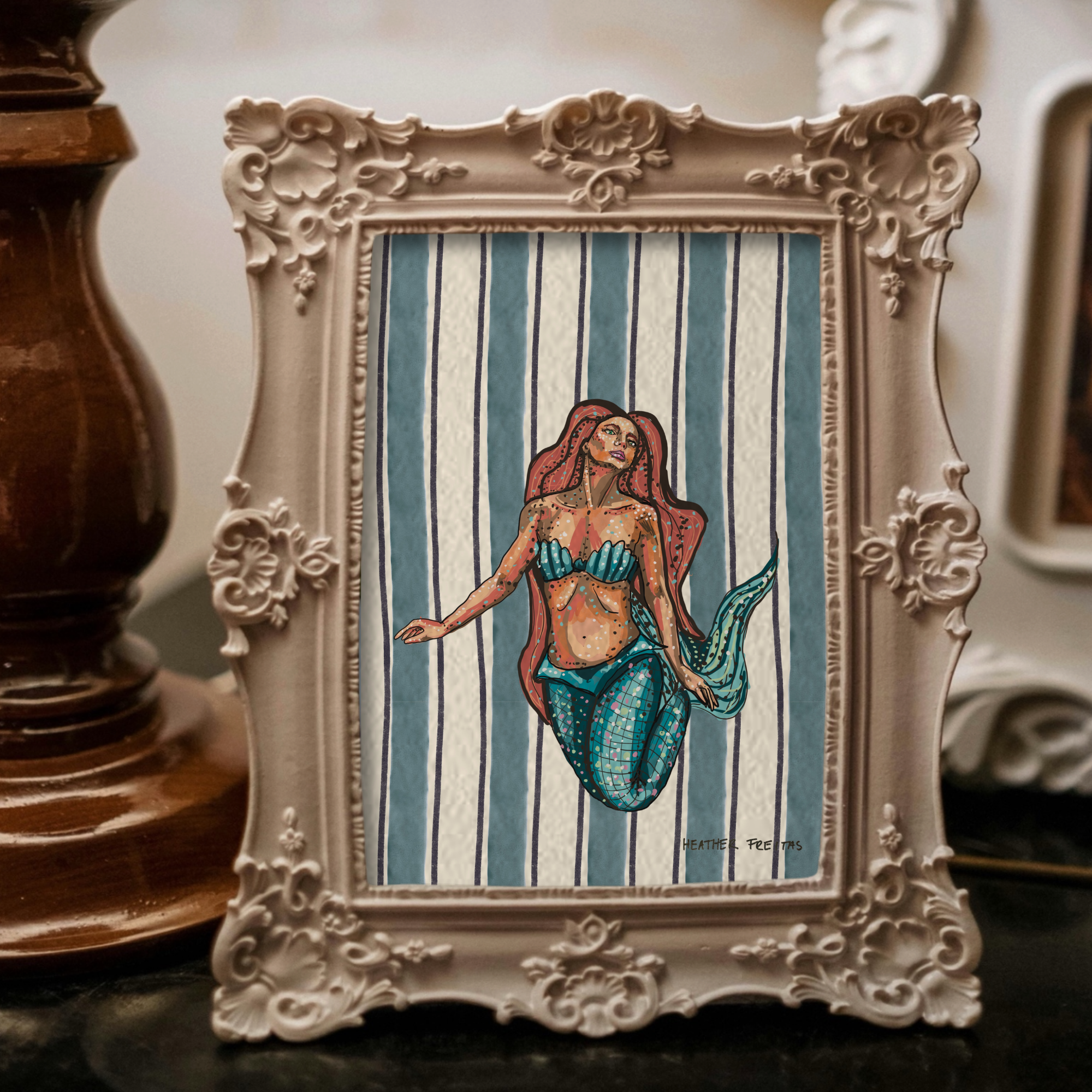 Mermaid Mini Fine Art Print
