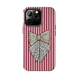 Silver Ribbon Tough Phone Cases
