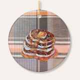 Pancakes Ceramic Ornament