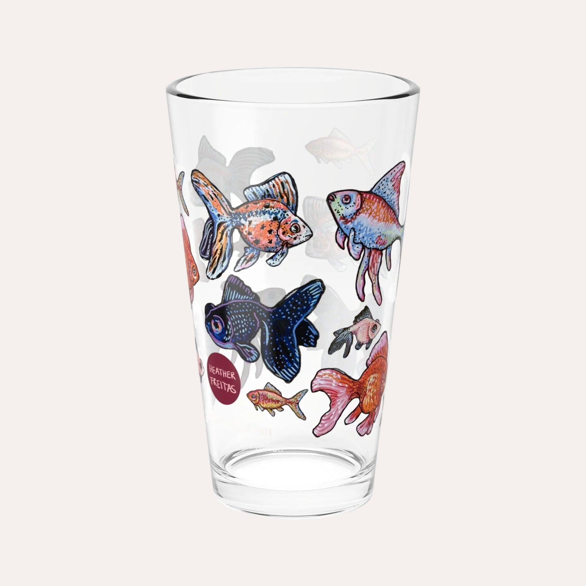Goldfish 16oz Collectors Glass