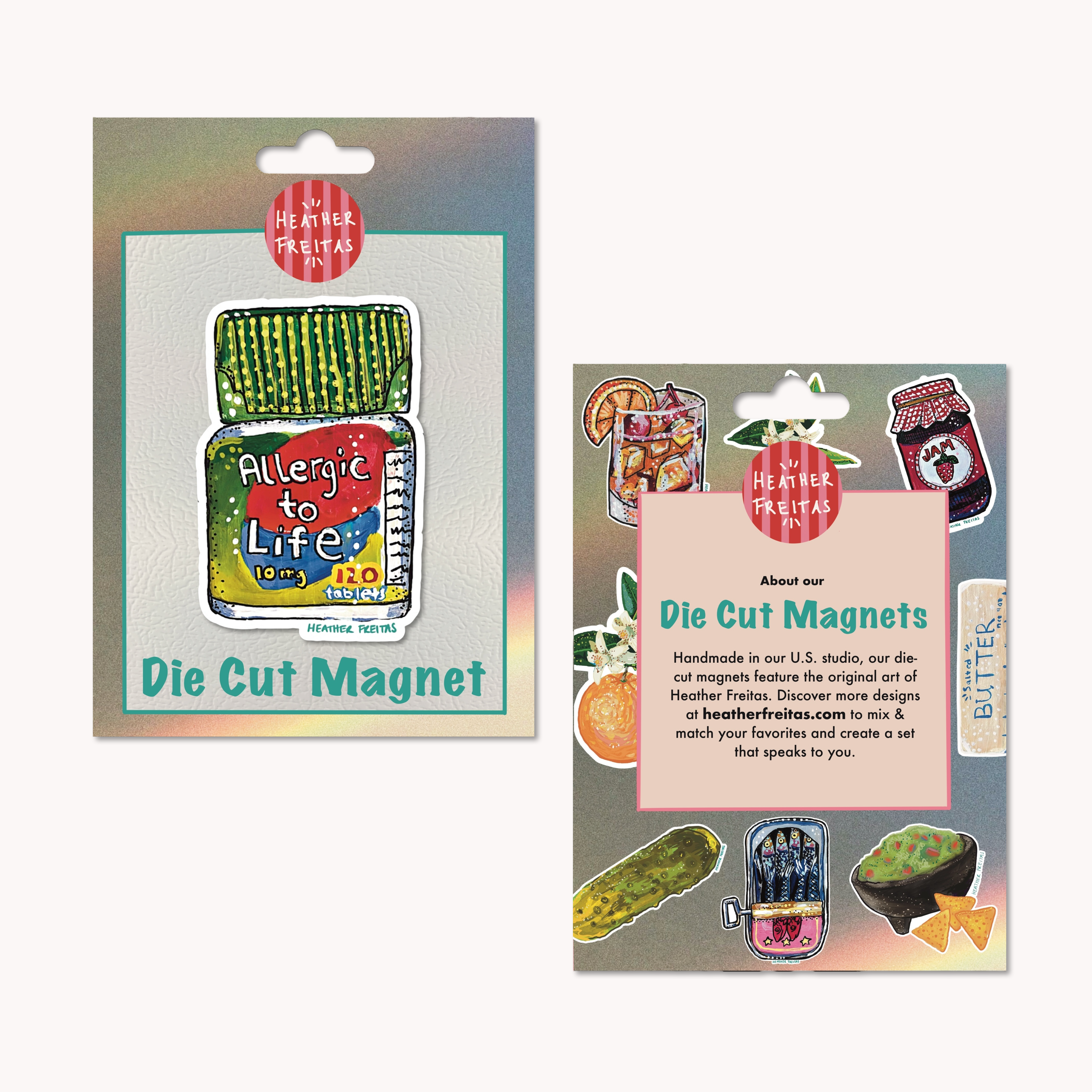 Allergic to Life Magnet ( Die-Cut )