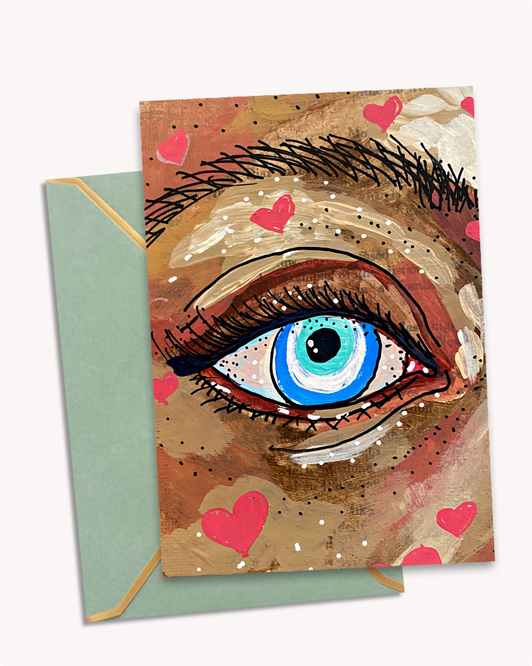 Eye Love Evil Eyes - Greeting Card / Fine Art Print