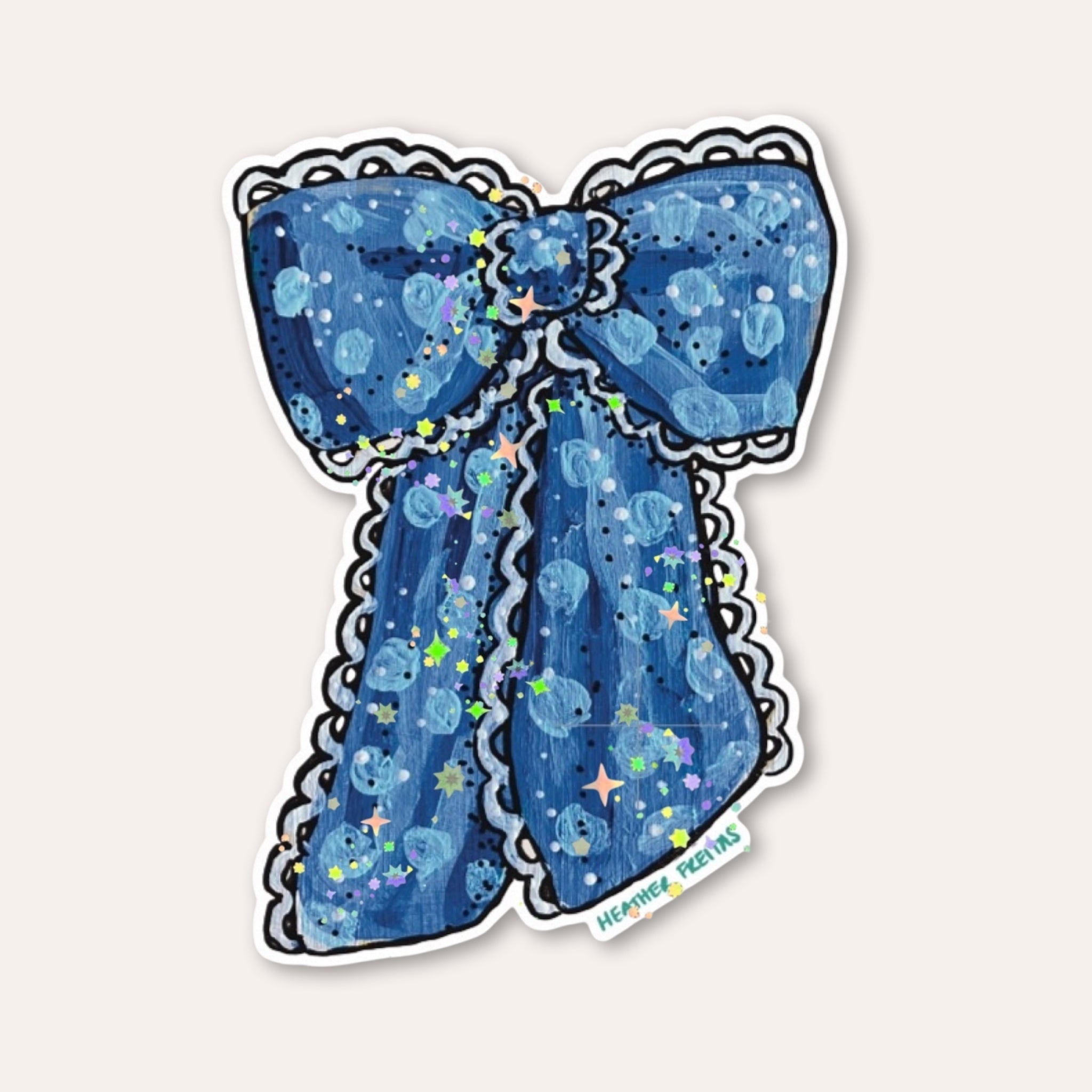 Blue Ribbon Sticker