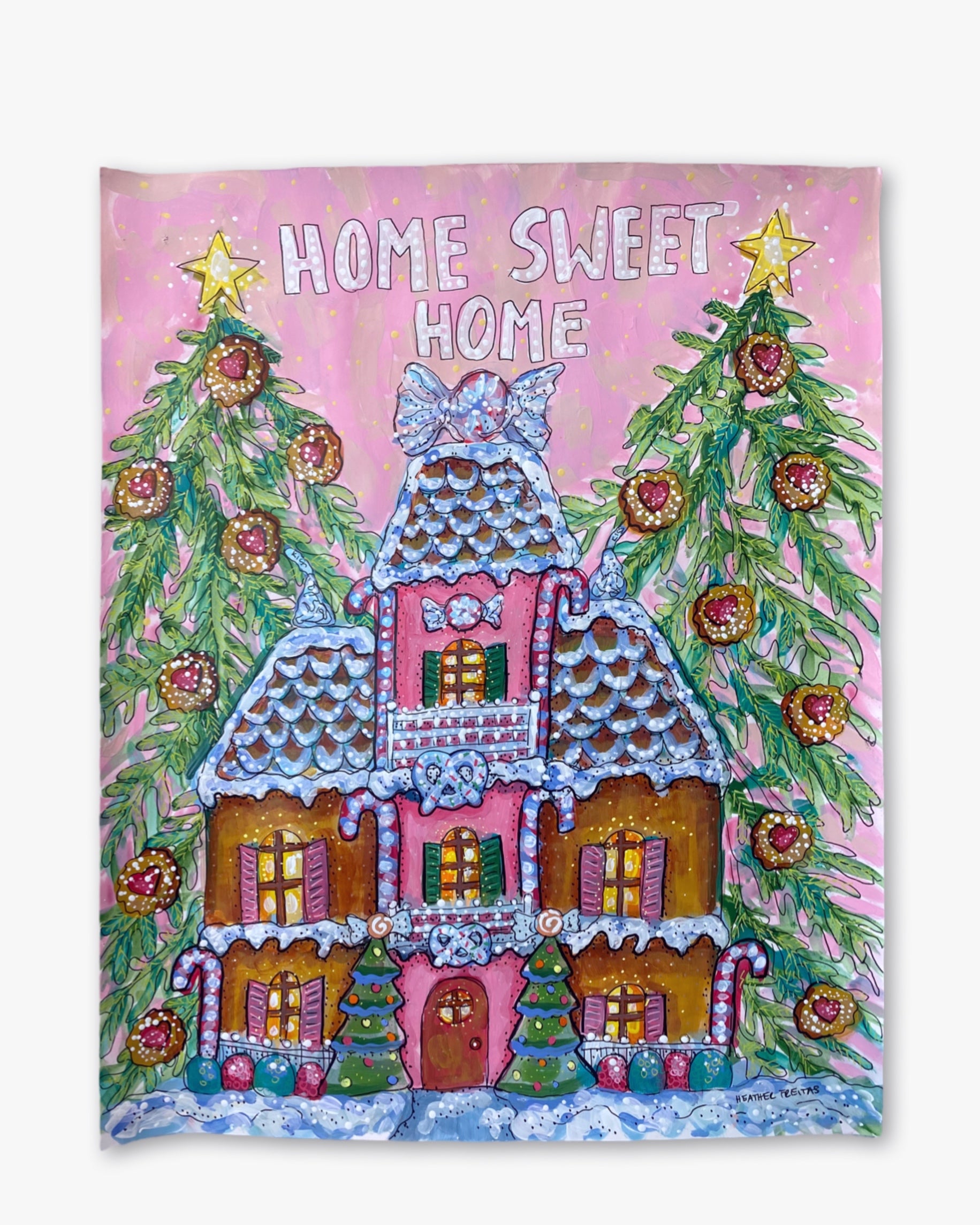 Home Sweet Gingerbread Home ( Original Painting )