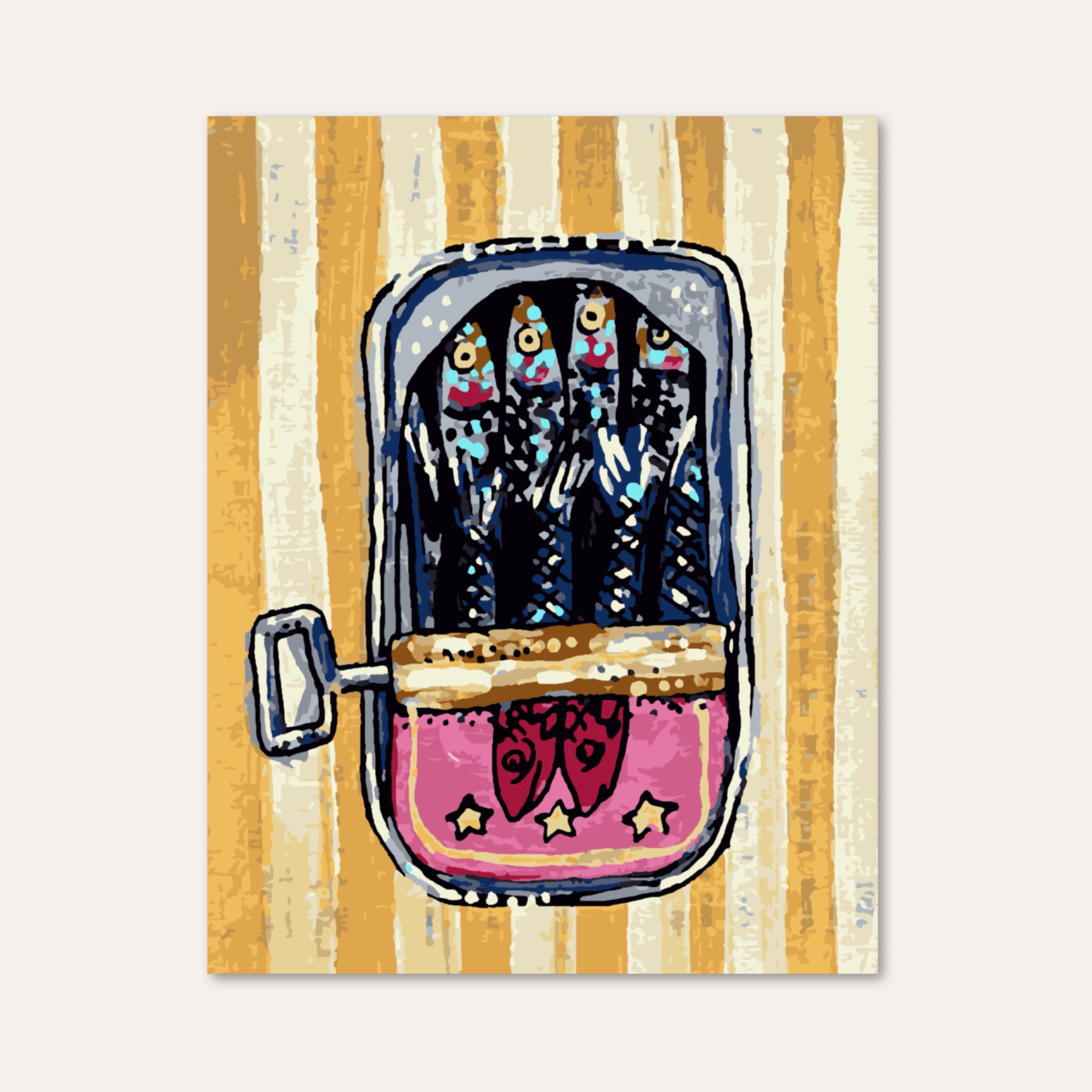 Sardines - Paint by Numbers Kit