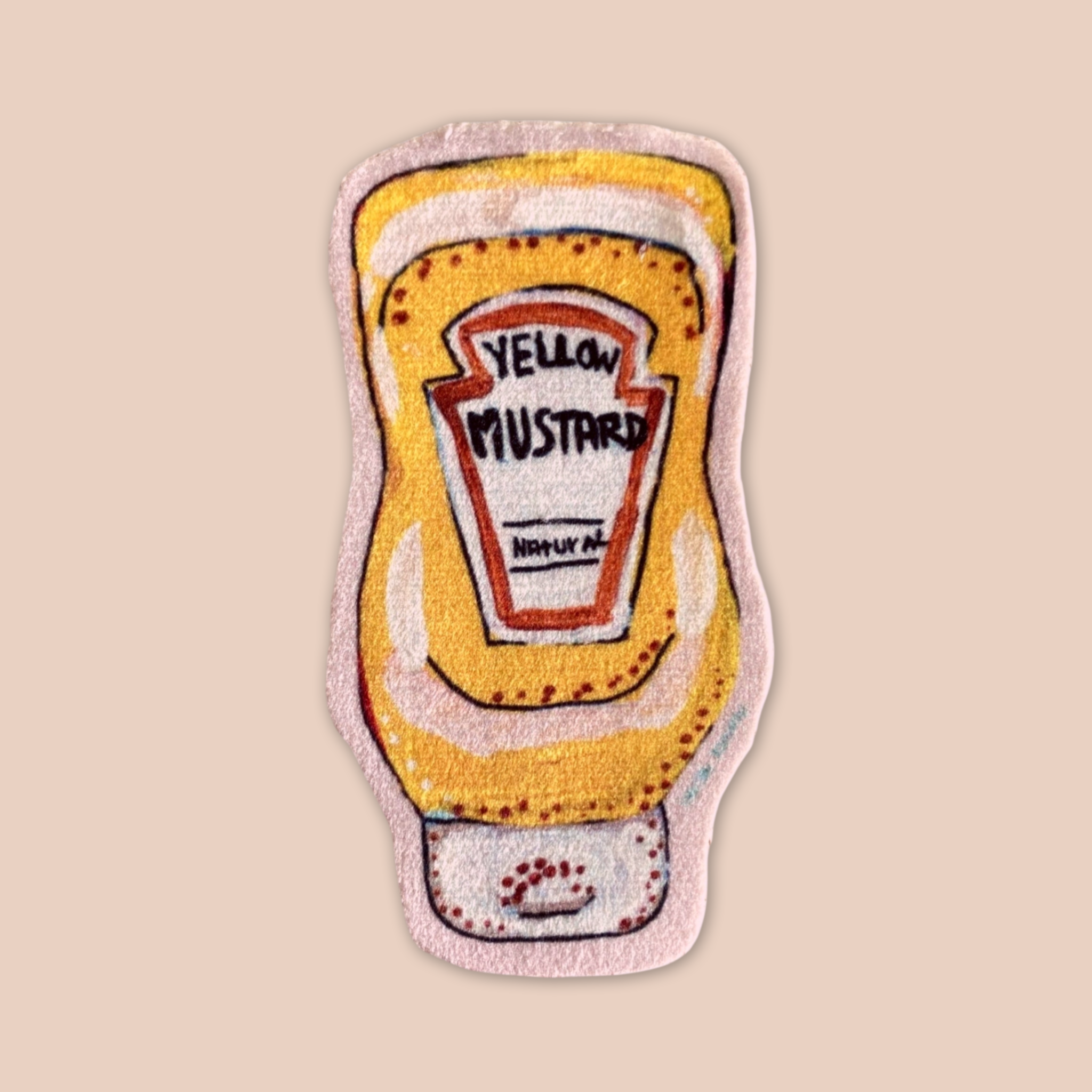 Mustard - Sew On Velveteen Patch