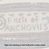 Anchovies - Paint by Numbers Kit