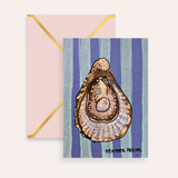 Oysters Fine Art Greeting Card