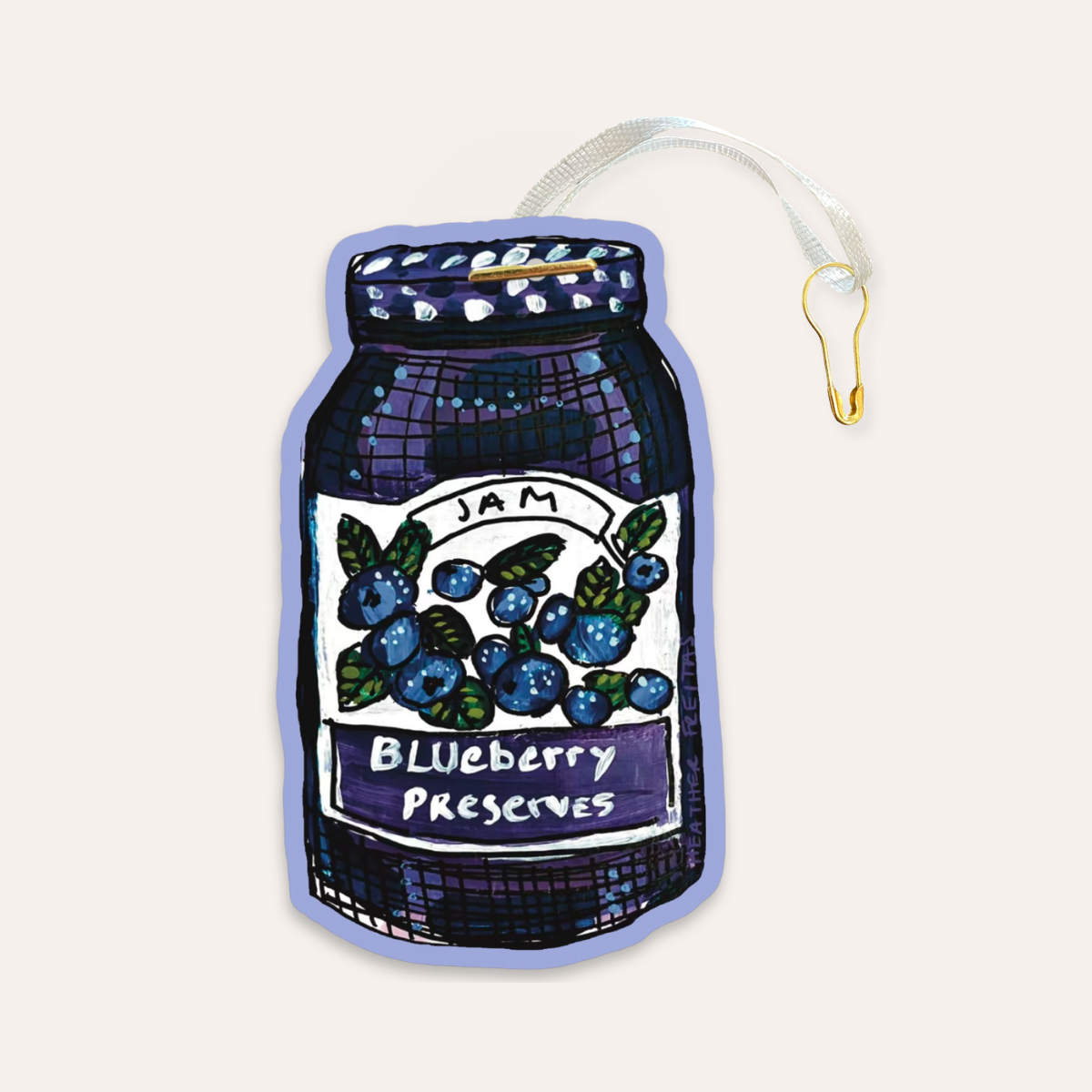 Blueberry Jam Gift Tag