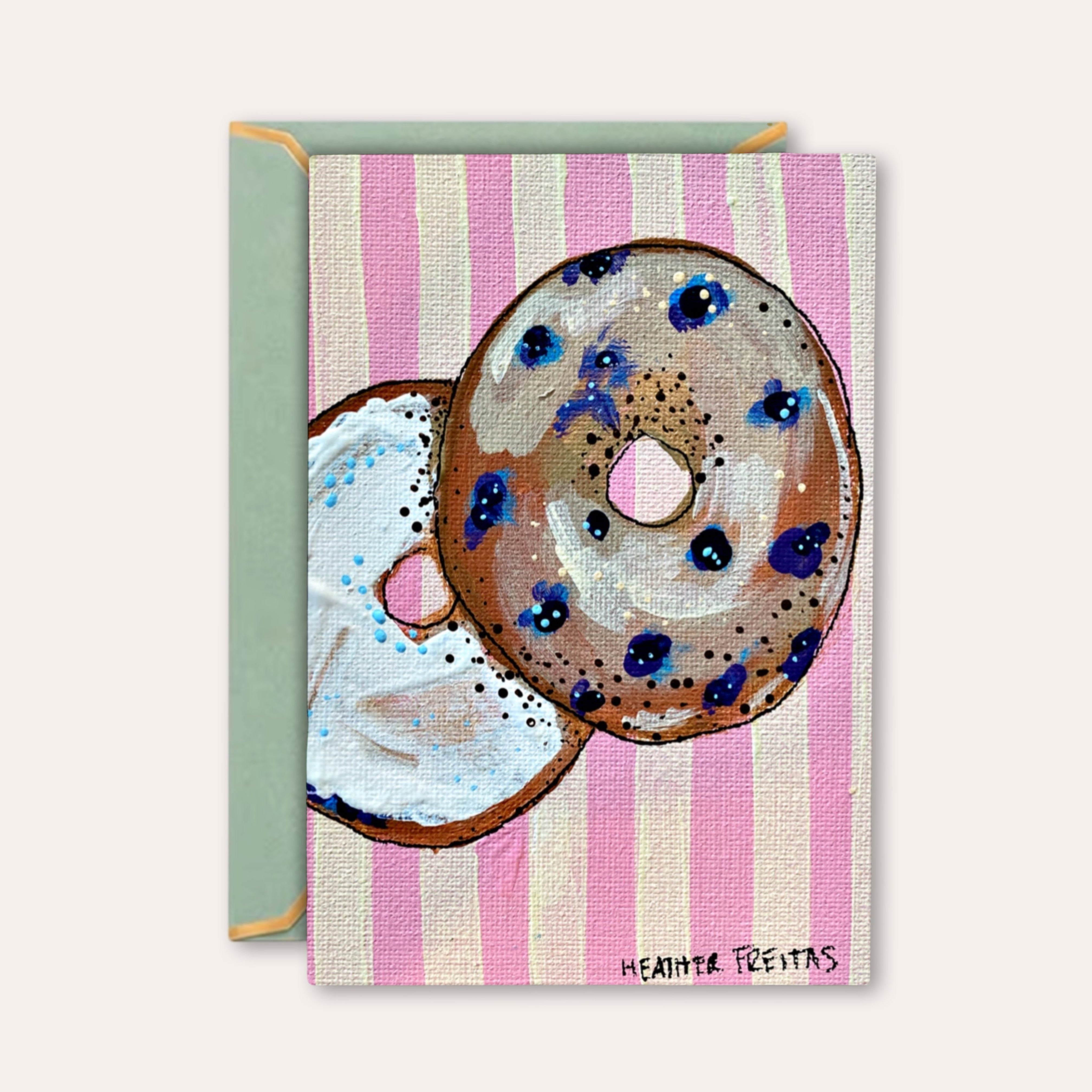 Bagel - Greeting Card / Fine Art Print