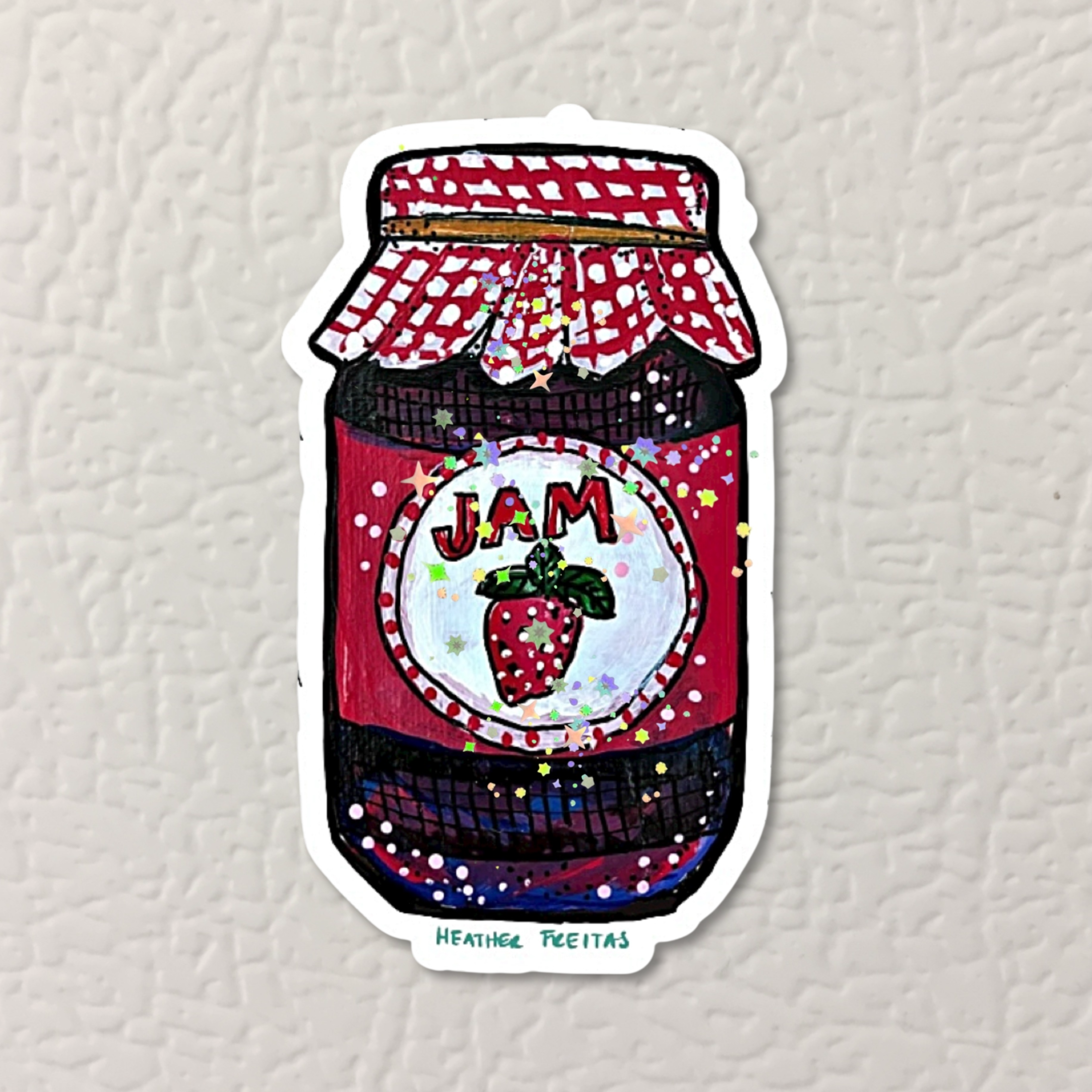Strawberry Jam Magnet ( Die-Cut )