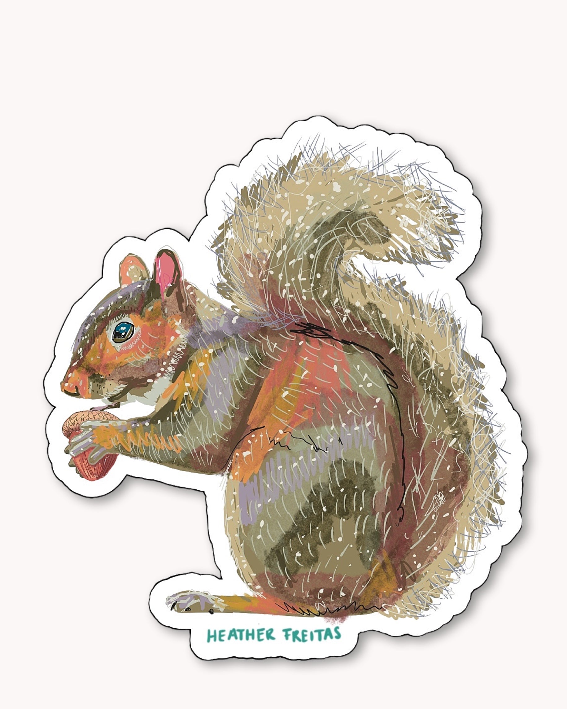 Squirrel Sticker