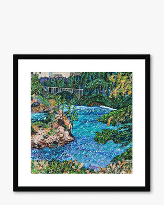 The Lagoon Framed & Mounted Print