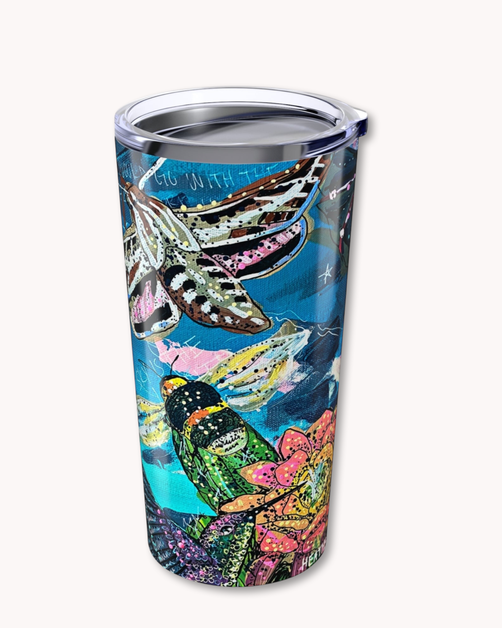Twilight Desert Pollinators 20oz Tumbler