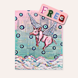 Pastel Flying Pig ( Pay What You Can Digital Download Print )