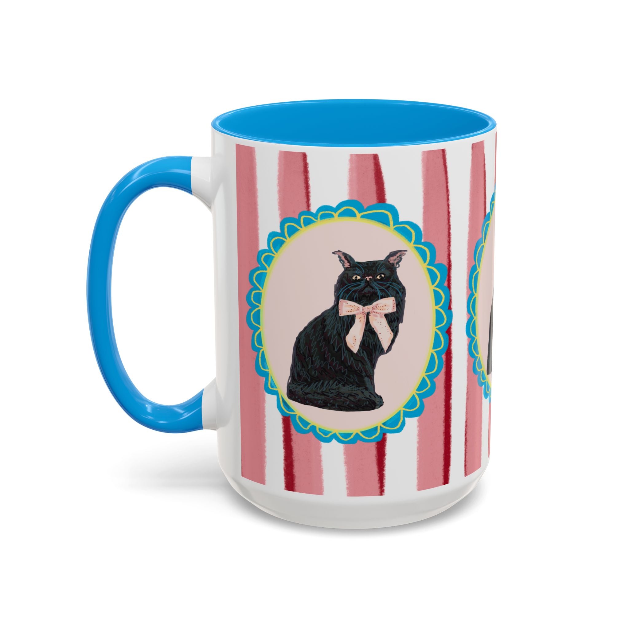 Black Persian Cat Coffee Mug 15oz