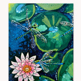 Dragonfly Lily ( Original Painting )
