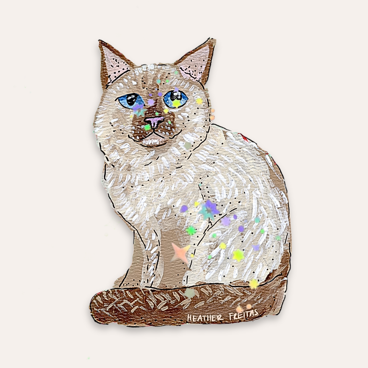 Birman Cat Sticker