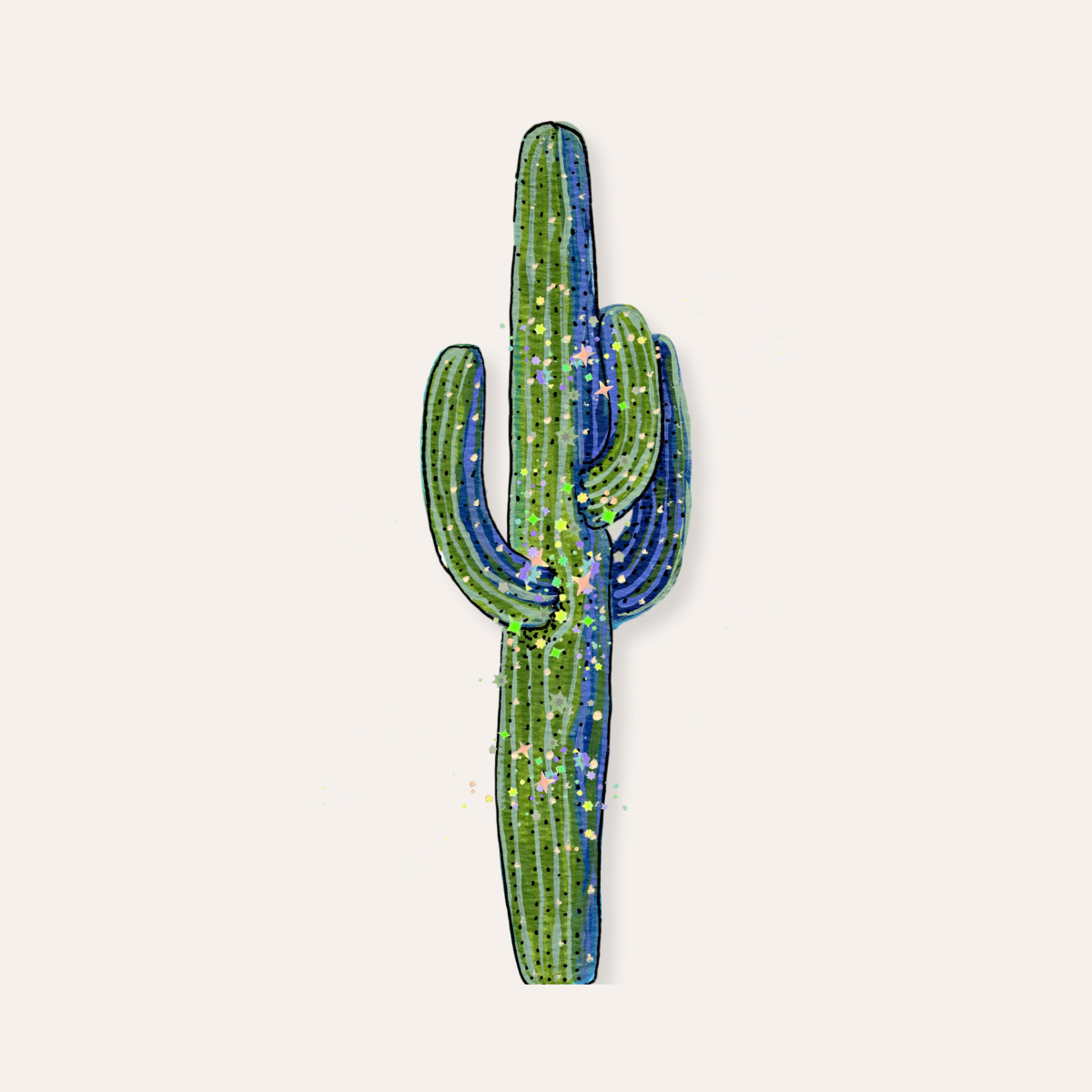 Saguaro Cactus Sticker