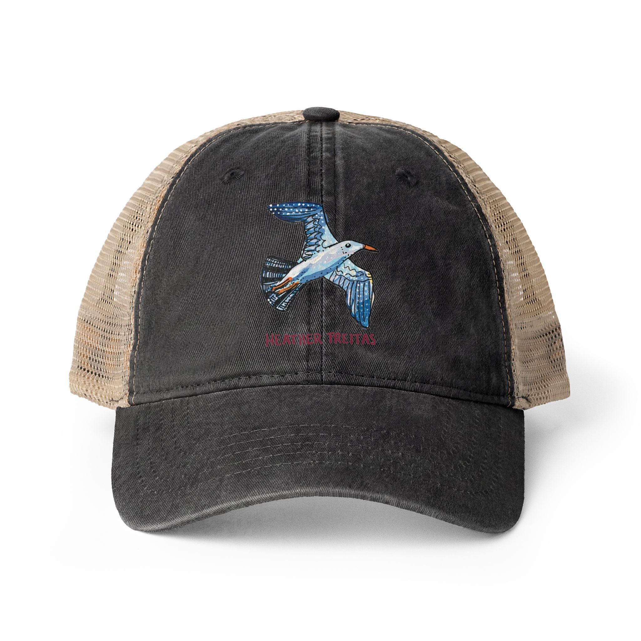 Seagull Women's Washed Mesh-Back Cap