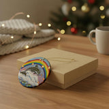 Dancing Dolphin Ceramic Ornament