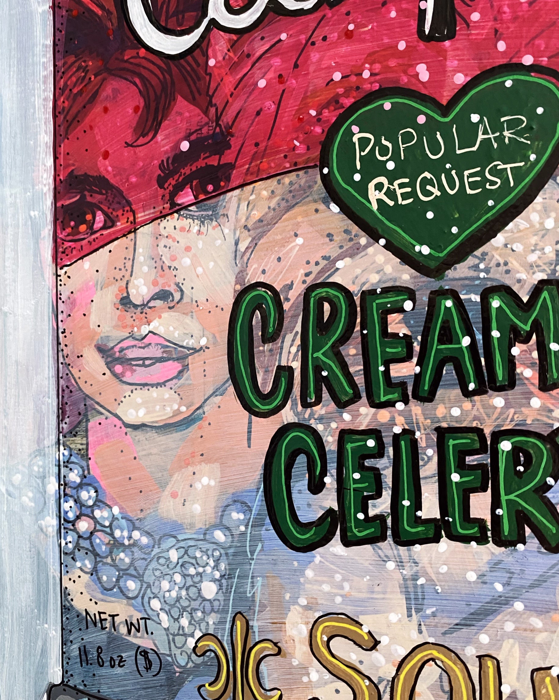 Cream Of Celery Soup ( Original Painting )