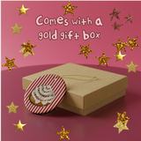 Cinnamon Roll Ceramic Ornament