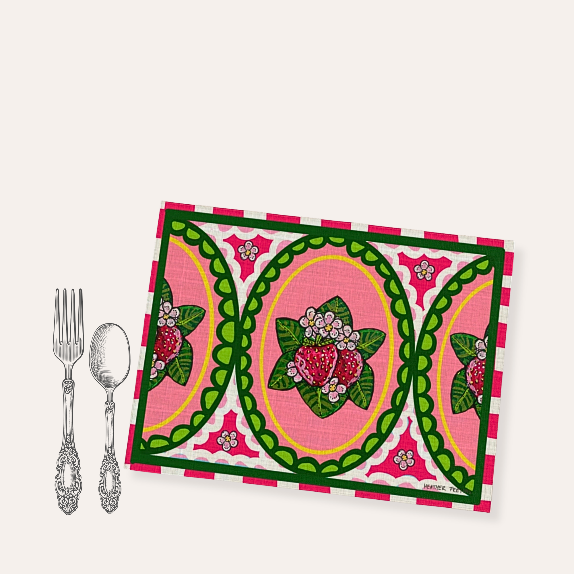 Strawberry Placemat