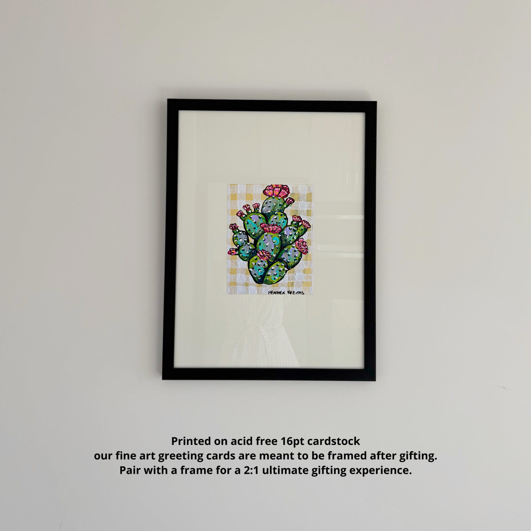 Cactus - Greeting Card / Fine Art Print