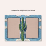 Saguaro In The Clouds Frameable Greeting Card