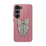 Silver Ribbon Tough Phone Cases