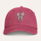 Pink Ribbon Washed Cotton Cap