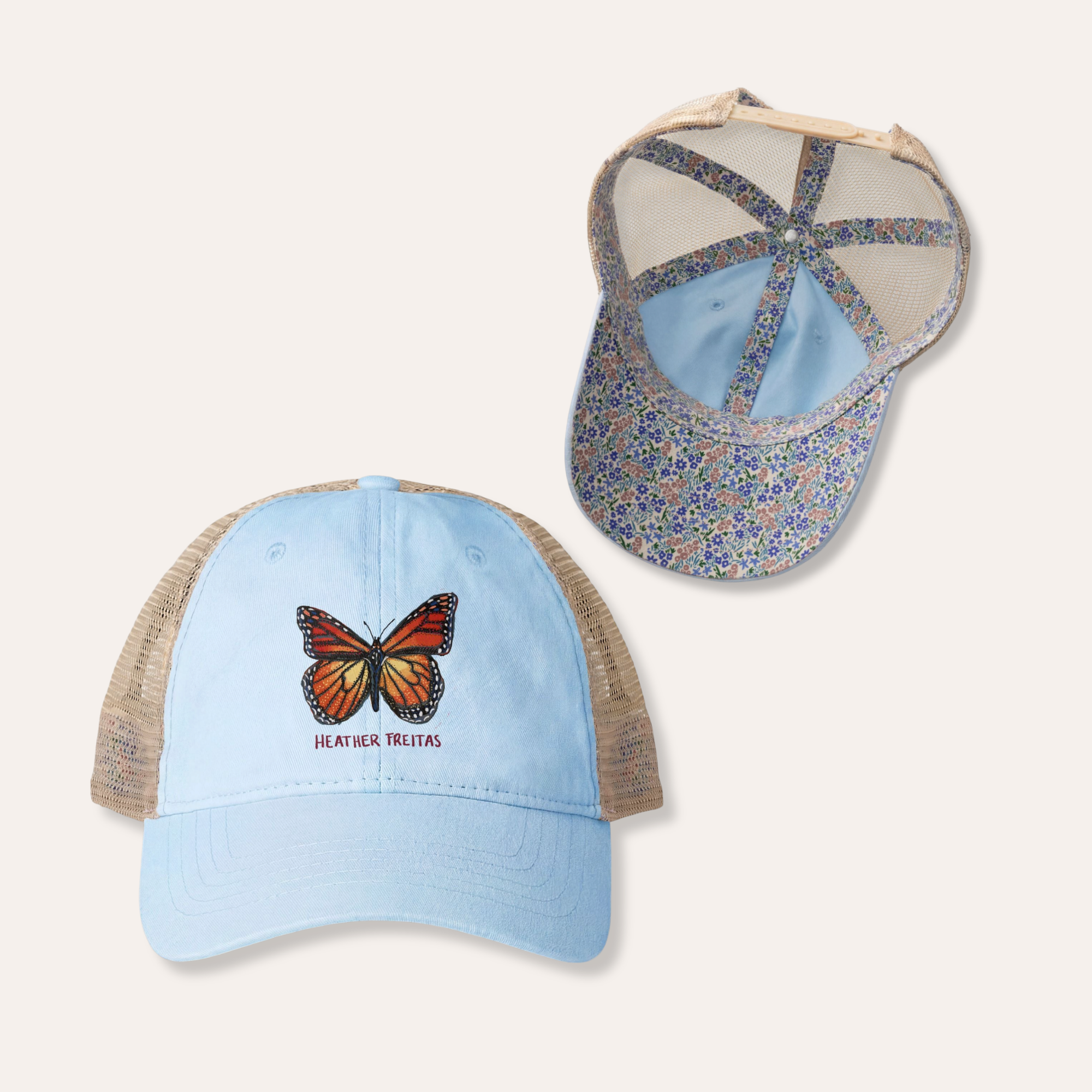 Monarch Women's Washed Mesh-Back Cap