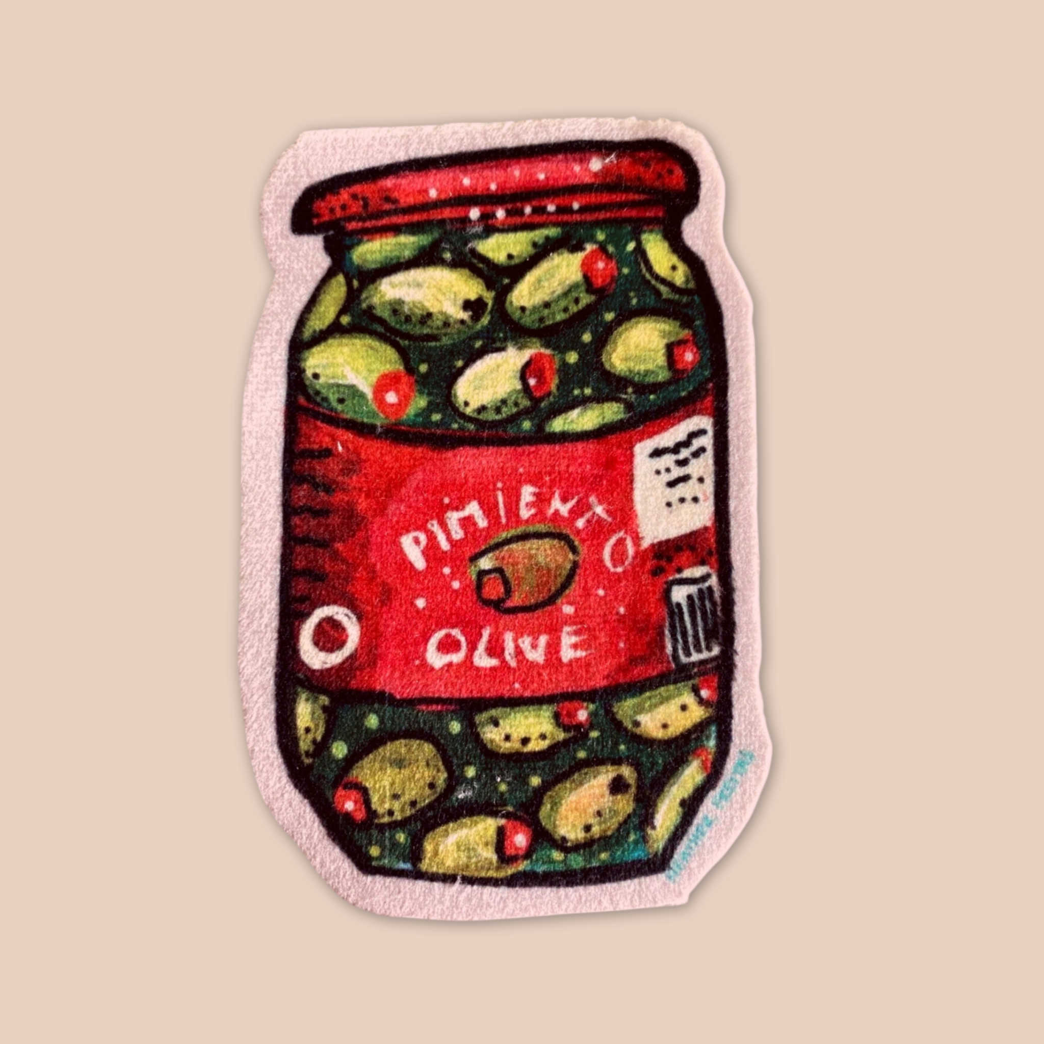 Olives - Sew On Velveteen Patch