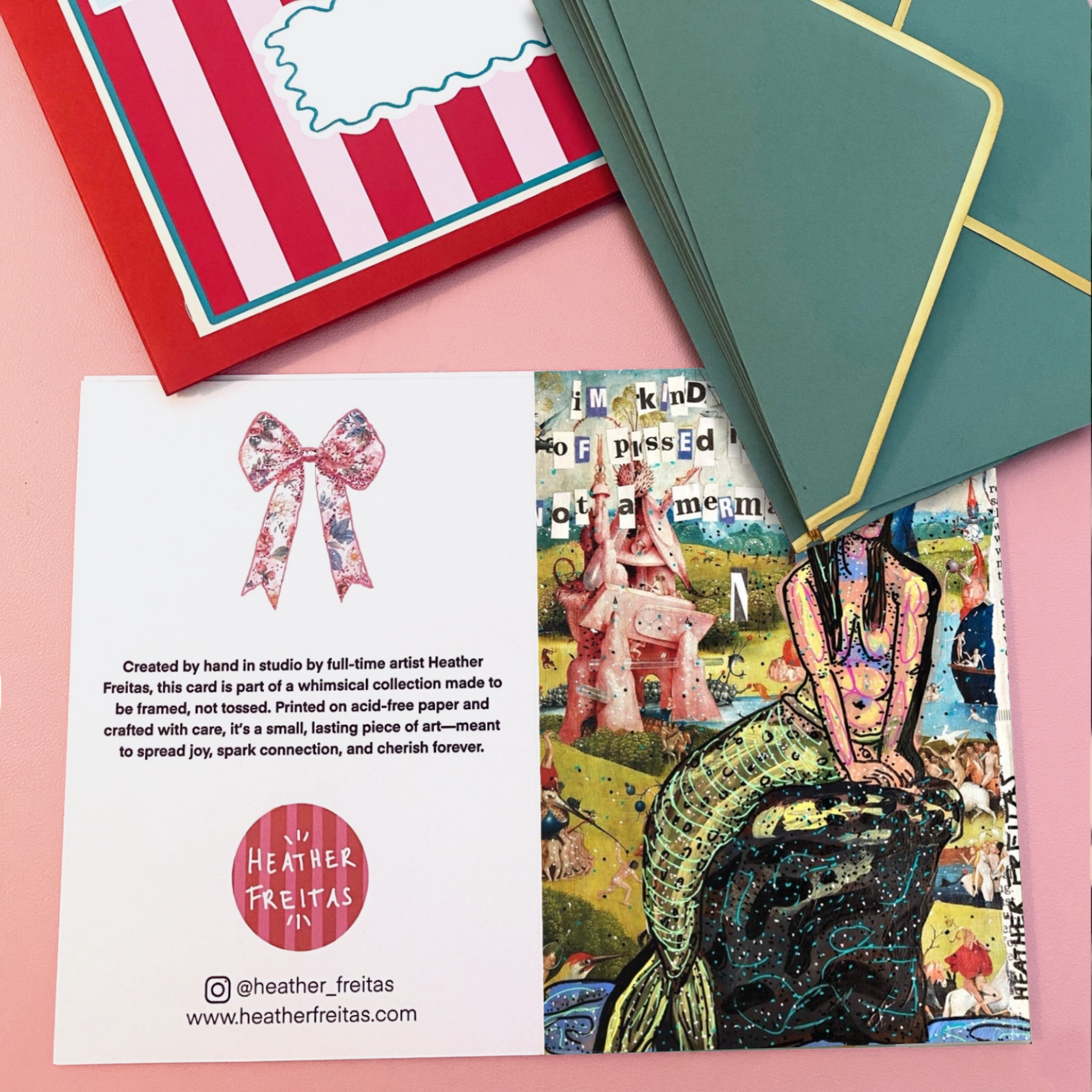 Kinda Pissed I’m Not A Mermaid - Greeting Card / Fine Art Print