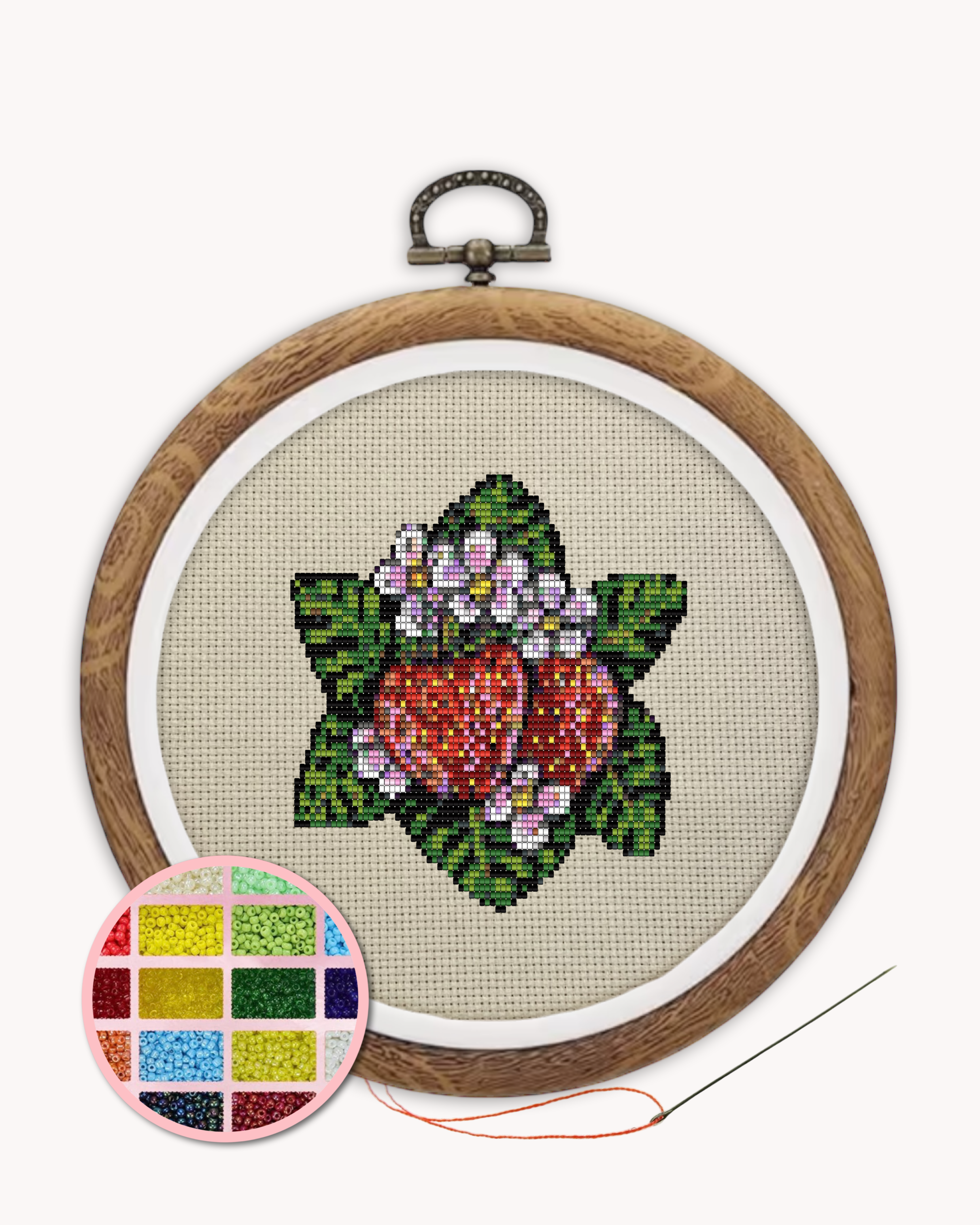 Strawberry Beaded Art Kit ( L 5 inch )