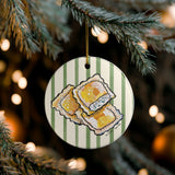 Ravioli Ceramic Ornament