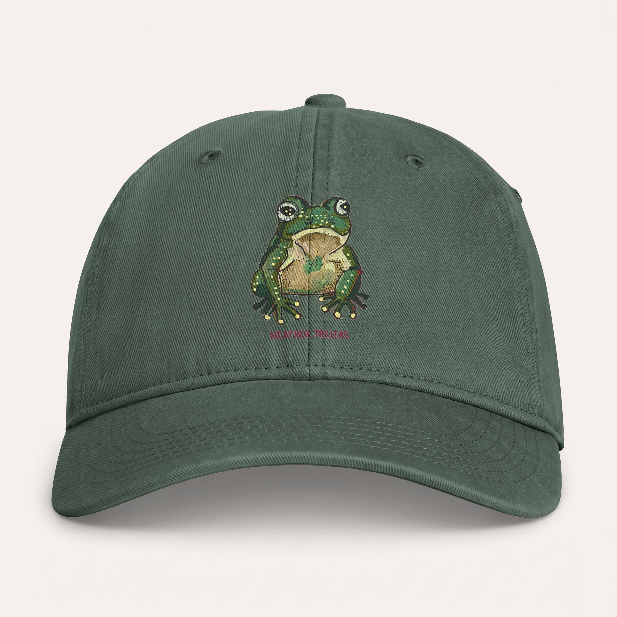 Frog Washed Cotton Cap