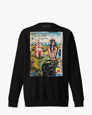 I'm Kinda Pissed I'm Not A Mermaid Unisex Premium Sweatshirt - Heather Freitas - fine art home deccor