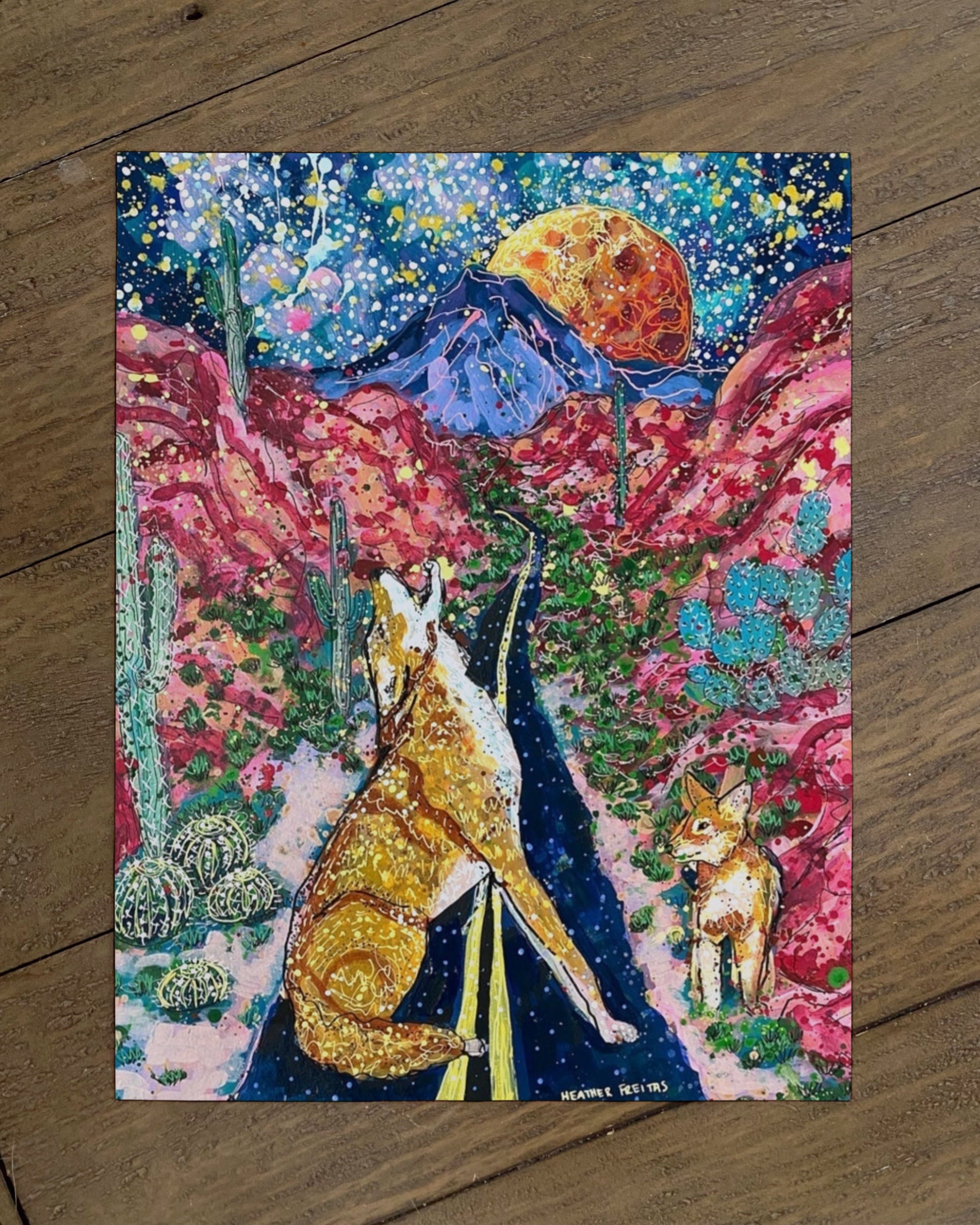 Desert Moon - Limited Edition Print