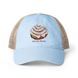 Cinnamon Roll Women's Washed Mesh-Back Cap