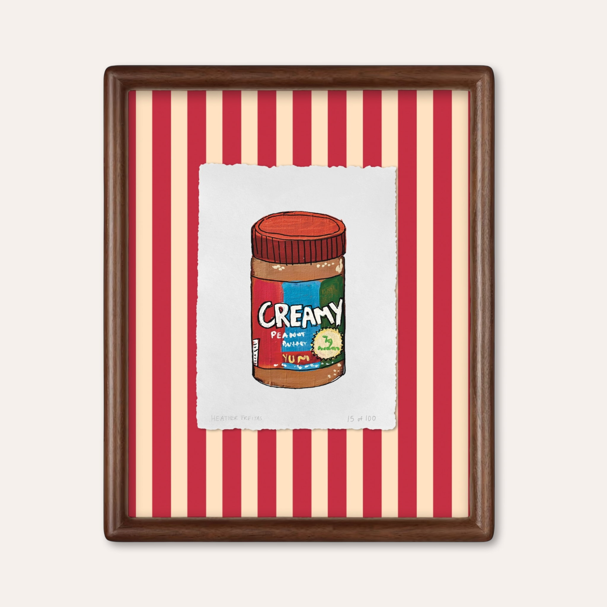 Peanut Butter Limited Edition Framed Print